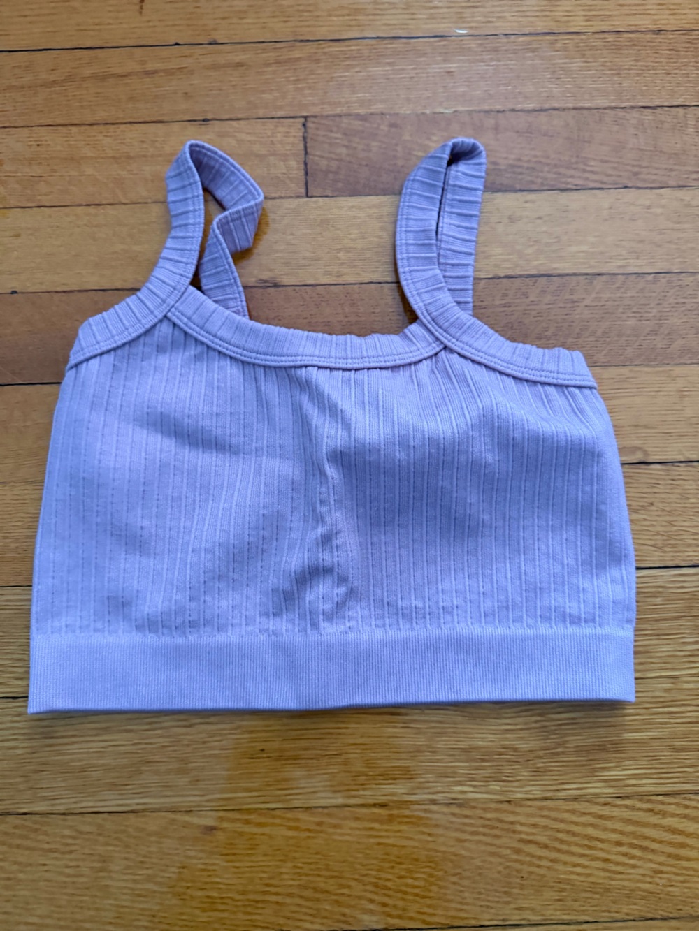 Primark Lilac Mauve Ribbed Tank Top